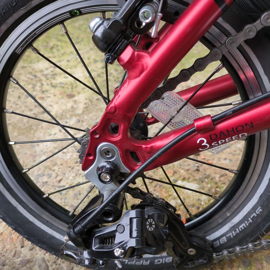 DAHON K３レッド×ブラック