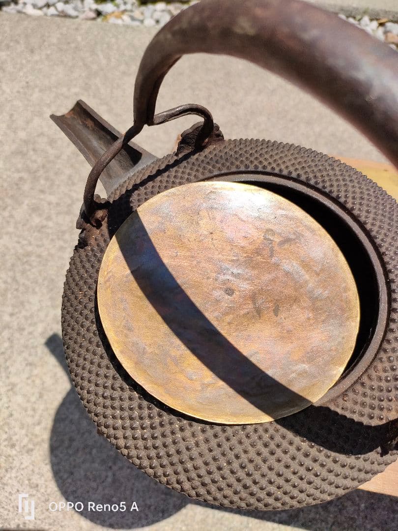 蔵出☆天保時代　 骨董品　鋳鉄　茶　一点から　天保時代　花器　アート　レトロ