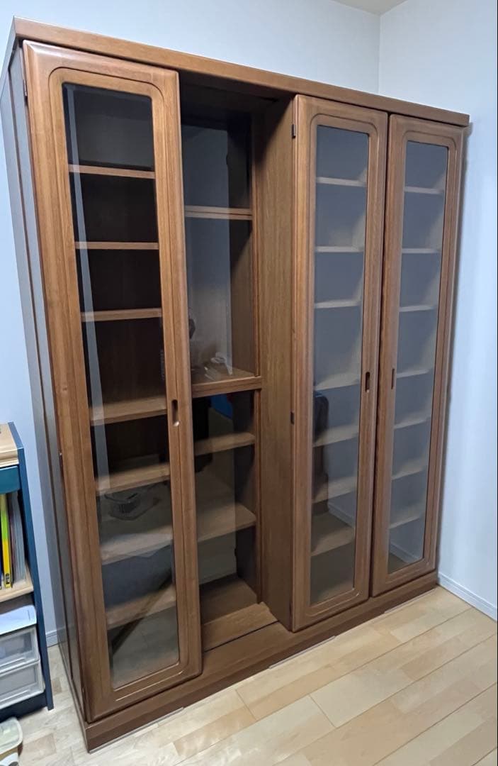 スライド式　本棚　書棚