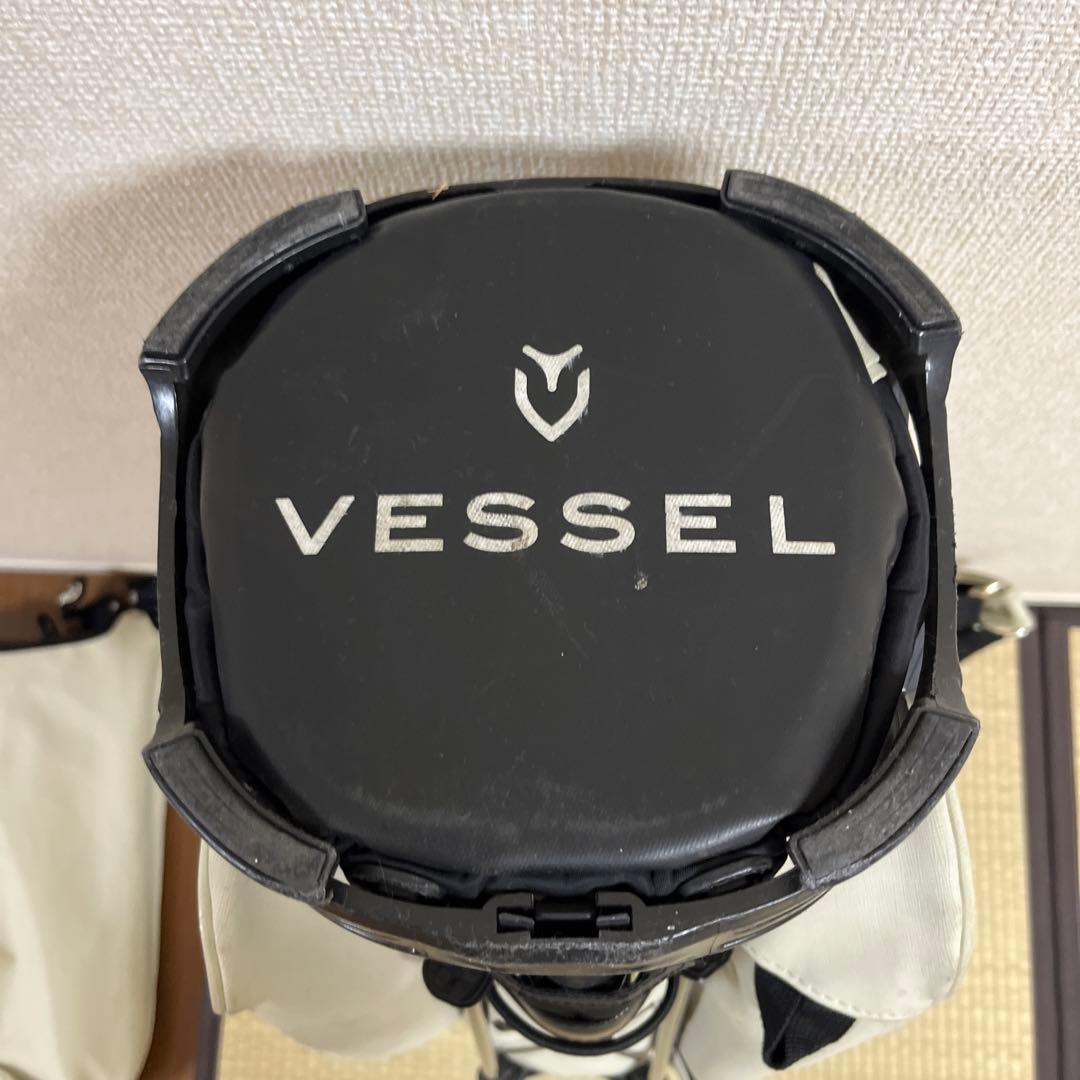 Vessel ゴルフバッグ キャディバッグ　ホワイト
