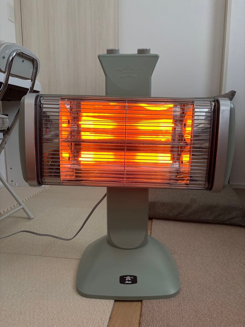 美品！ Aladdin遠赤グラファイトヒーター CAH-2G10Dミントグリーン