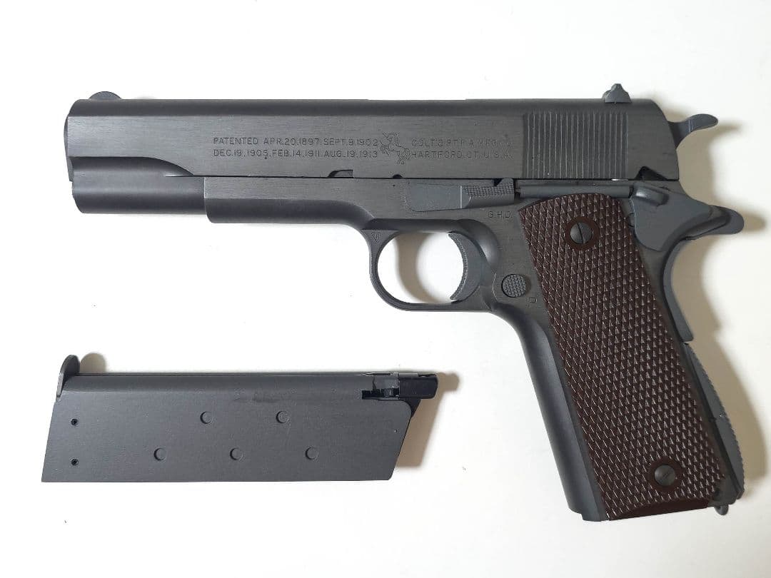 WA M1911A1 ミリタリー ブラスト&サイドポリッシユ コルトガバメント