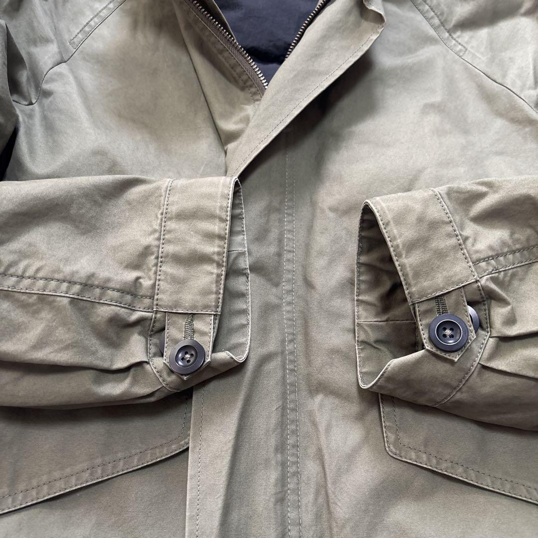 MHL.エムエイチエル ライナー付き モッズコート カーキ　L