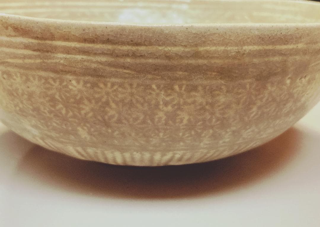 【希少】李朝 高麗焼 三島 菓子鉢 【時代】