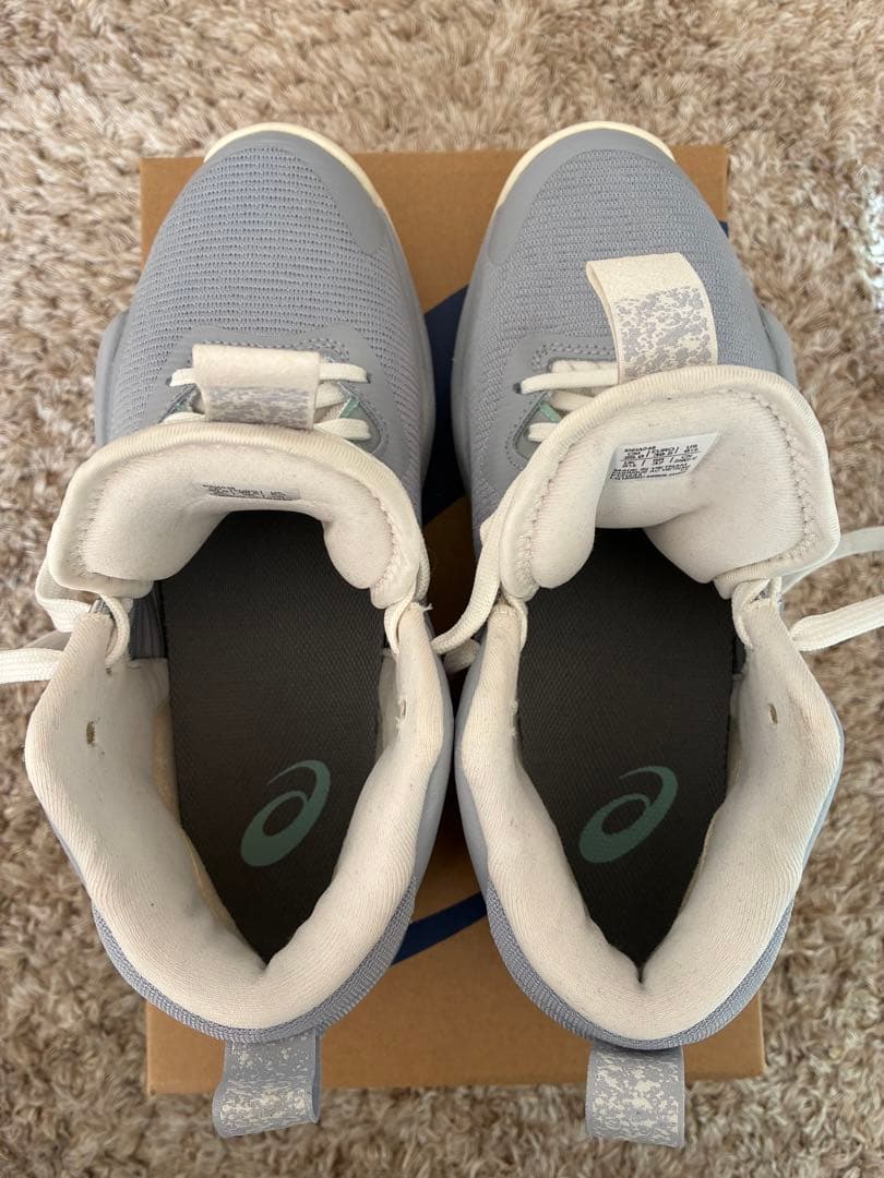 ASICS NOVA SURGE3 グレー ハイカット バスケットシューズ