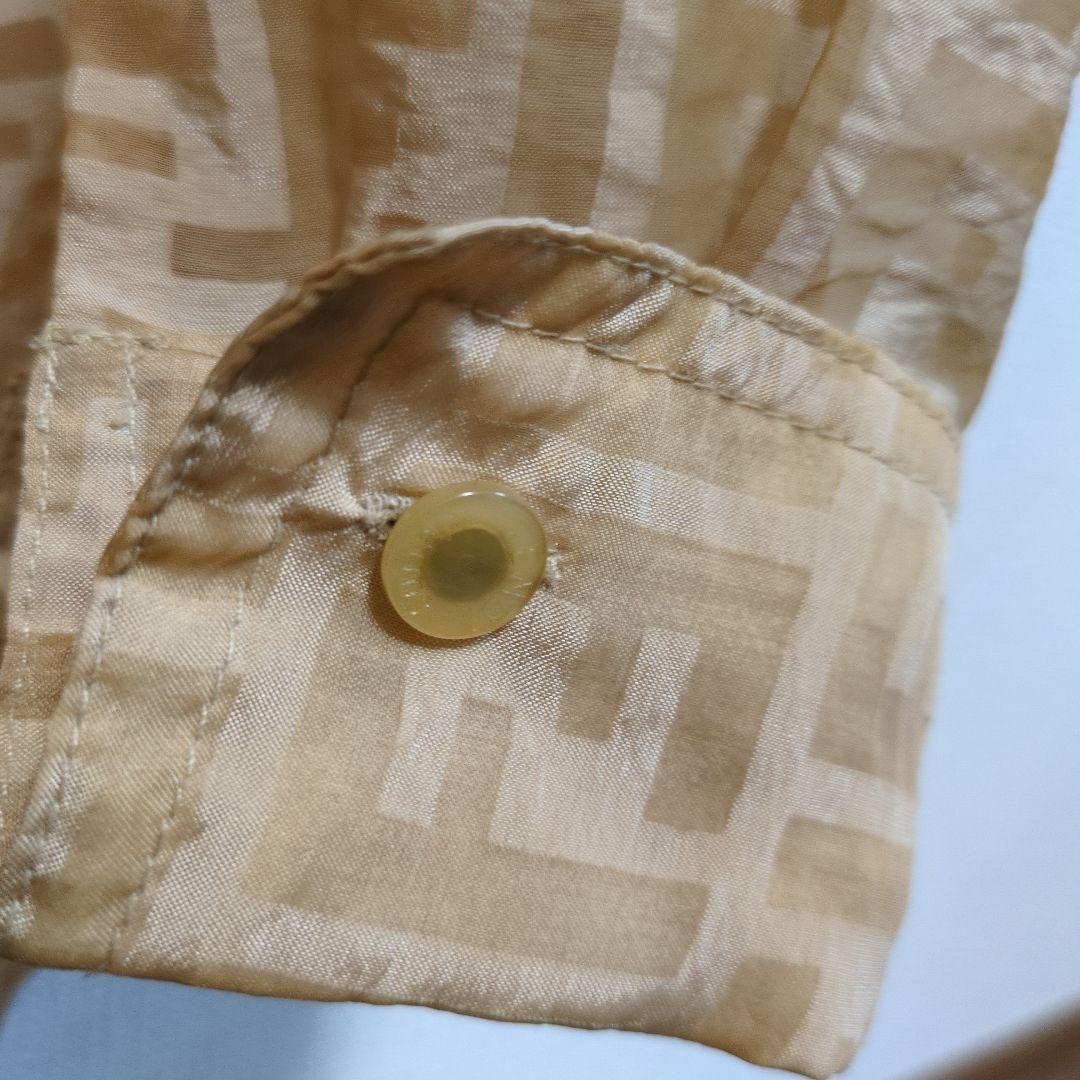 FENDI ロゴ　シースルー　シャツ　イタリア製