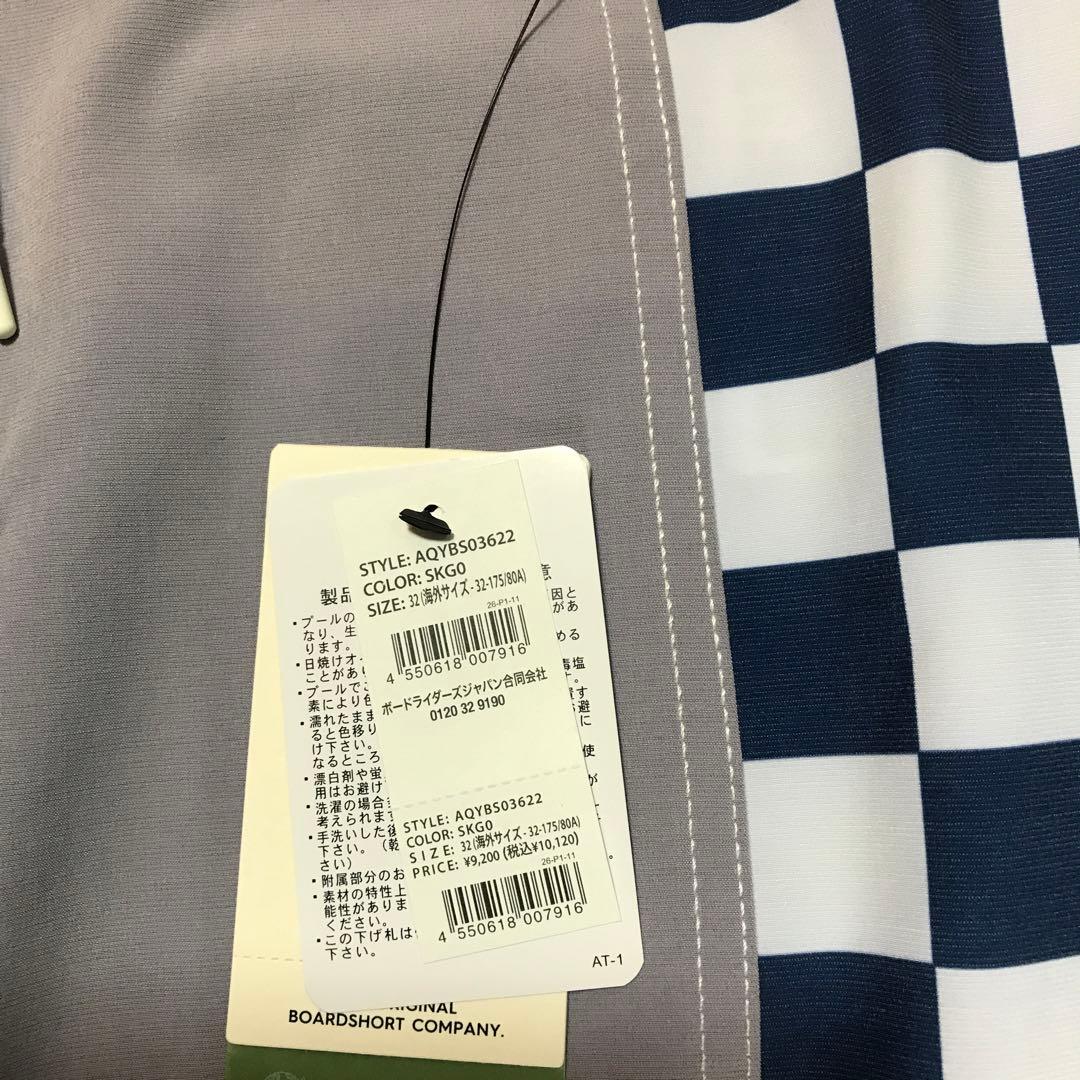 Quiksilver ボードショーツ Mグレー・チェック