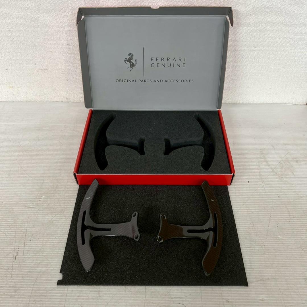 フェラーリ 純正パドルシフト カーボンパドルシフト 箱付 汎用パーツ Y2295