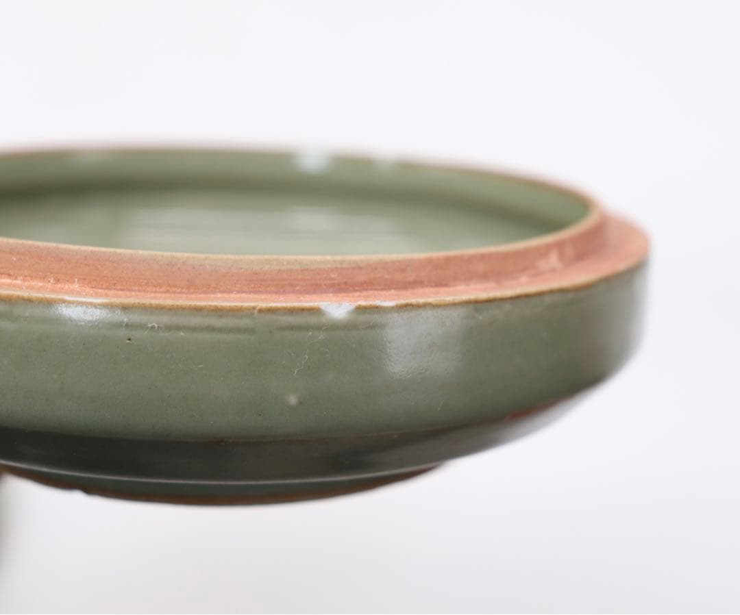 中国　青磁蓋物　青磁　送料込み0406