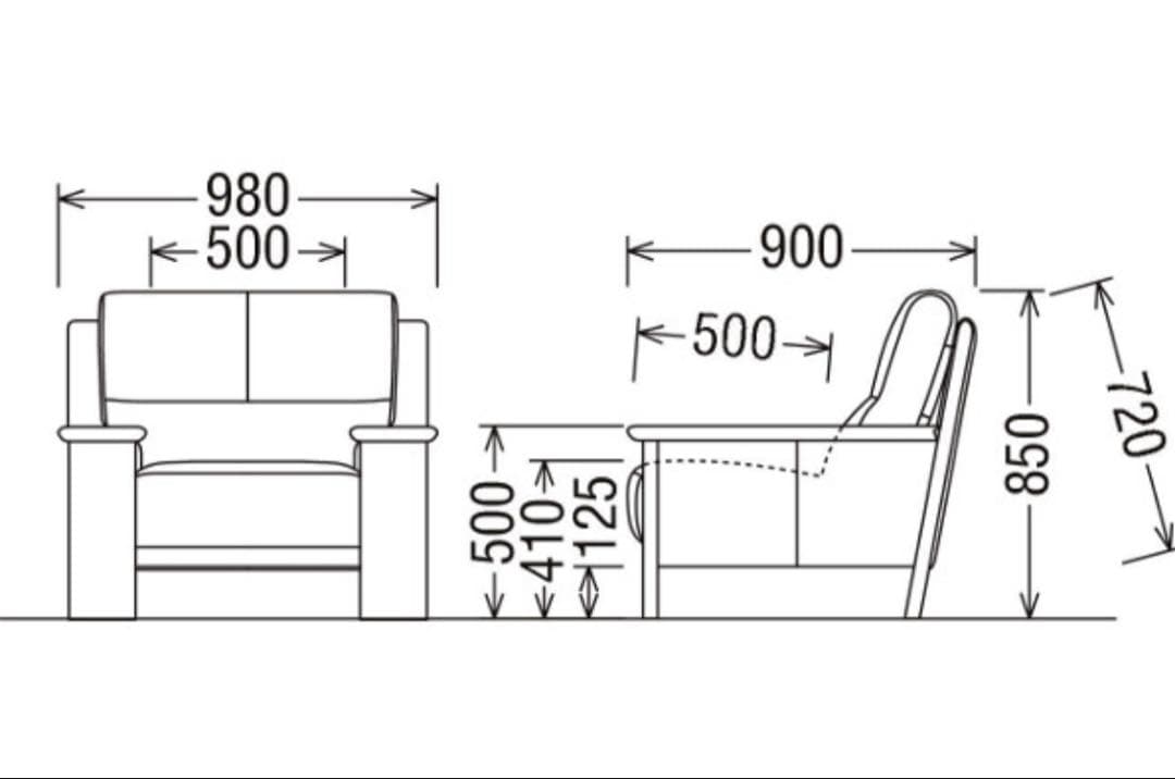 【美品】カリモク 1人がけソファ