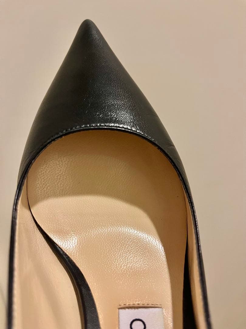 JIMMY CHOO 36(23cm)黒スリングバック6cmヒール　ジミーチュウ