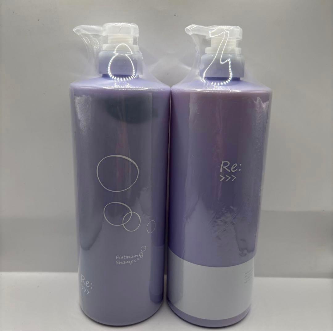 アジュバン　リ：プラチナムシャンプー1000mL ＆トリートメント1000g