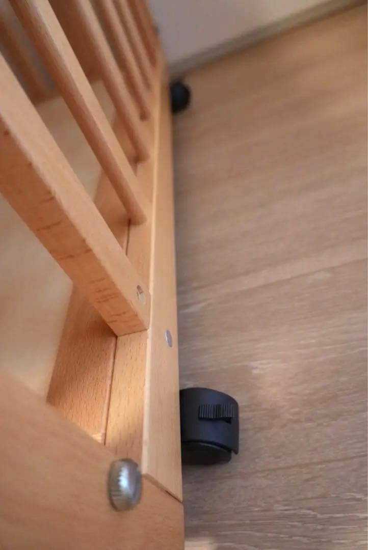 ヤマサキ ツーオープン　ベビーベッド（添い寝対応／70×120cm 国産)