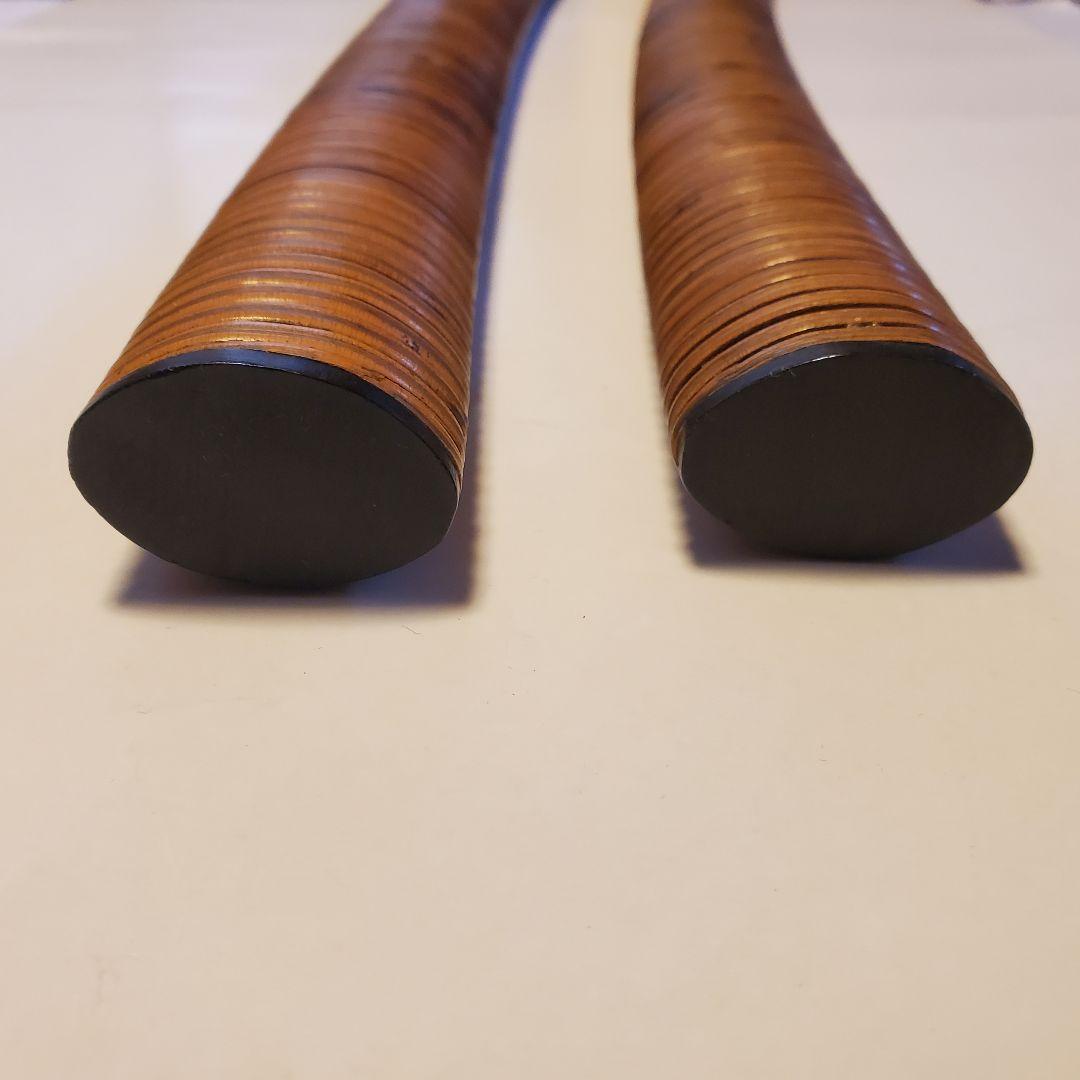 模造刀　仕込み丸茶竹鞘　大小セット