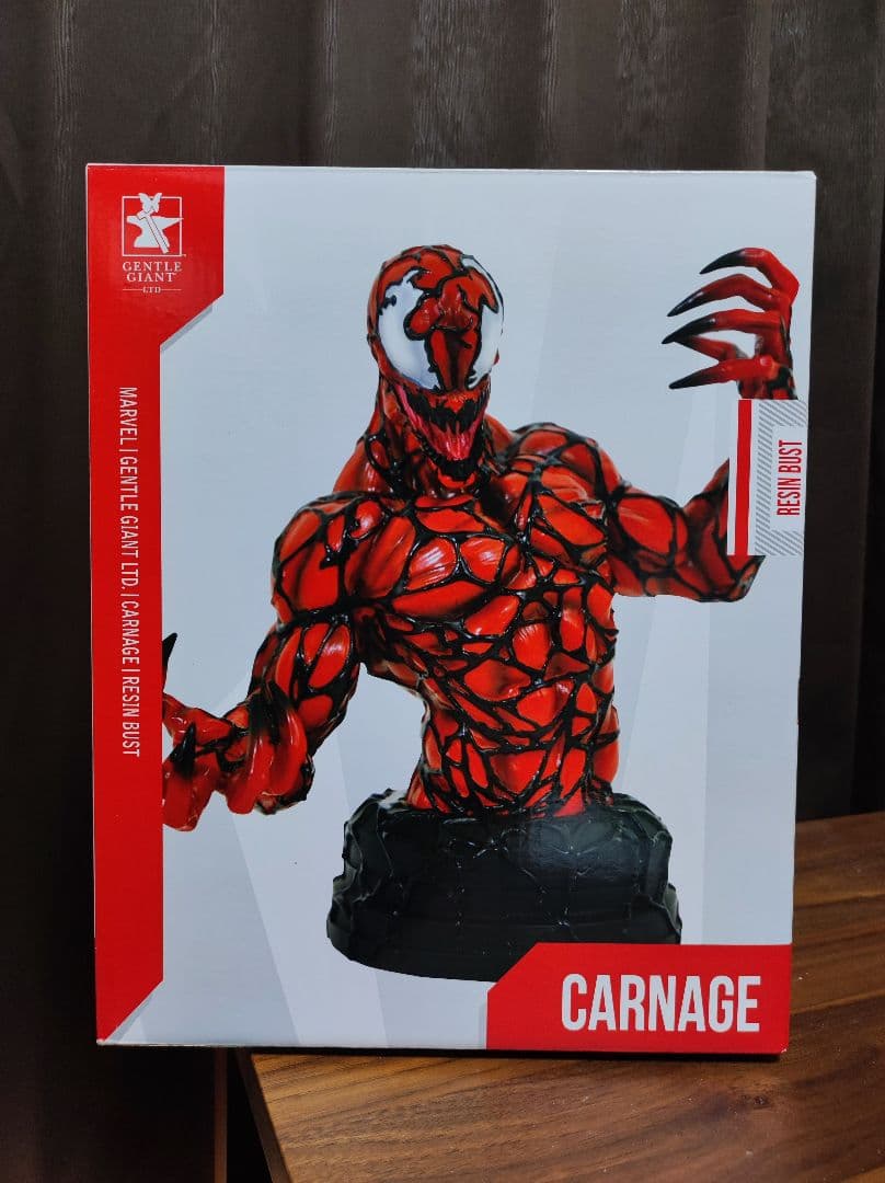 ジェントルジャイアント マーベル カーネイジ スパイダーマン ベノム ミニバスト