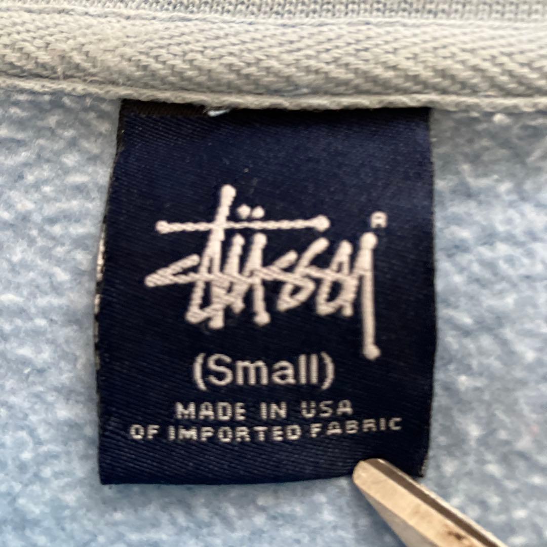 USA製　old stussy スウェット　トレーナー　レアカラー　スカイブルー