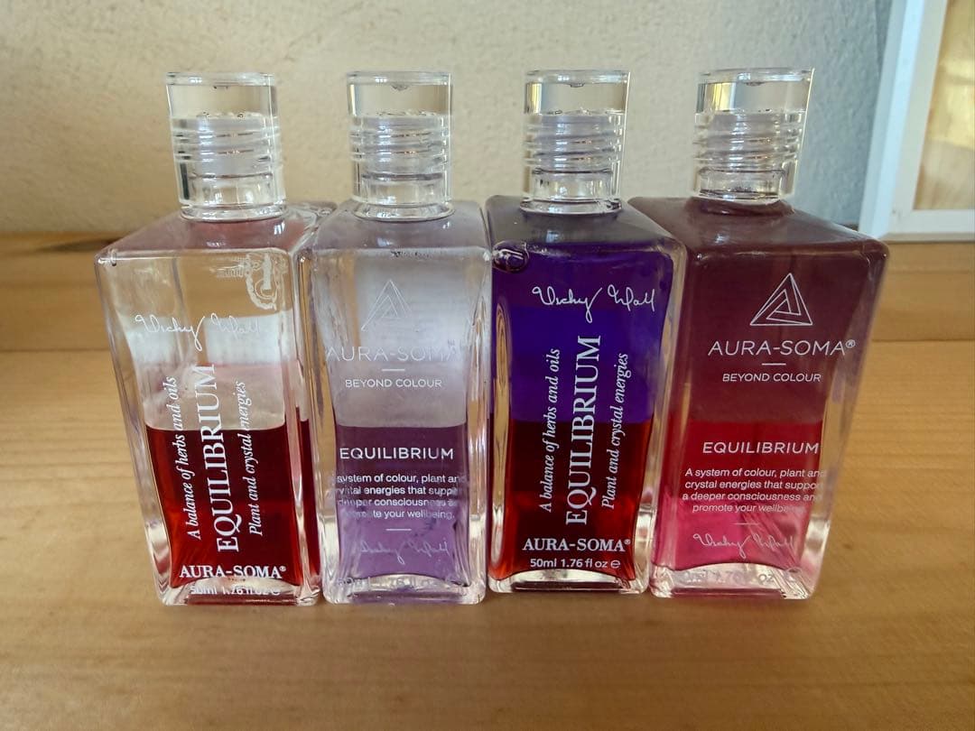 AURA-SOMA EQUILIBRIUMオイル 4本セット