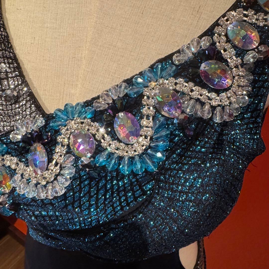 社交ダンス用アシンメトリックドレス