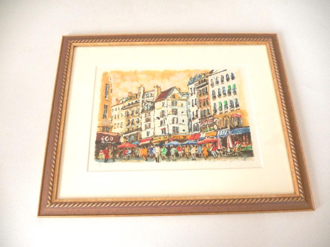 関　拓司　「サンジェルマン」リトグラフ