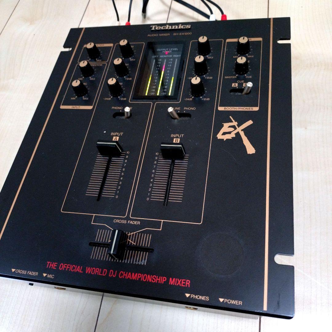 動作確認済み Technics DJ Mixer SH-EX1200 BK