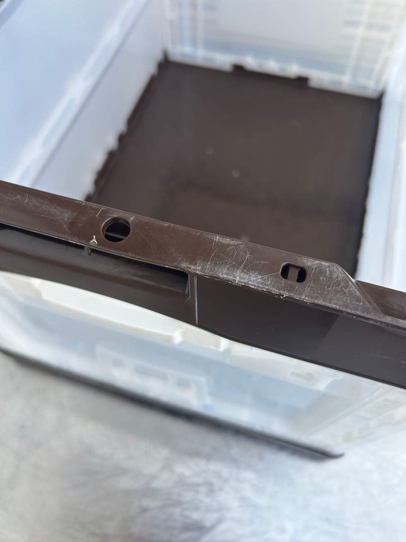 アスクル 折りたたみコンテナ 現場のチカラ ブラウン　20個セット