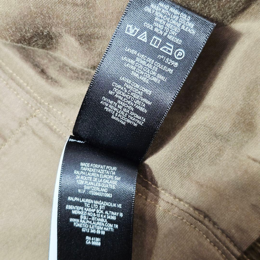 RRL コーデュロイ ワークベスト ブラウン L ヴィンテージ