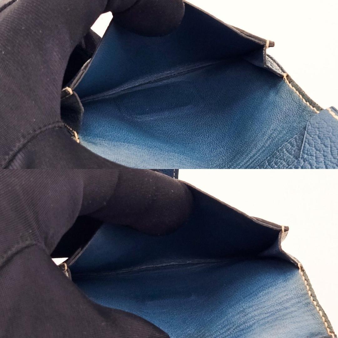 argon57 カードケース 名刺入れ ブルー HERMES