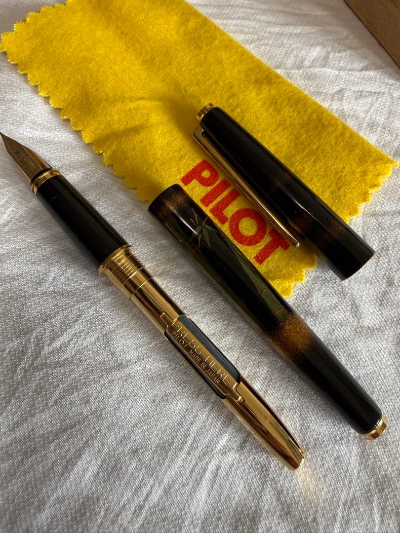 パイロット蒔絵万年筆、竹