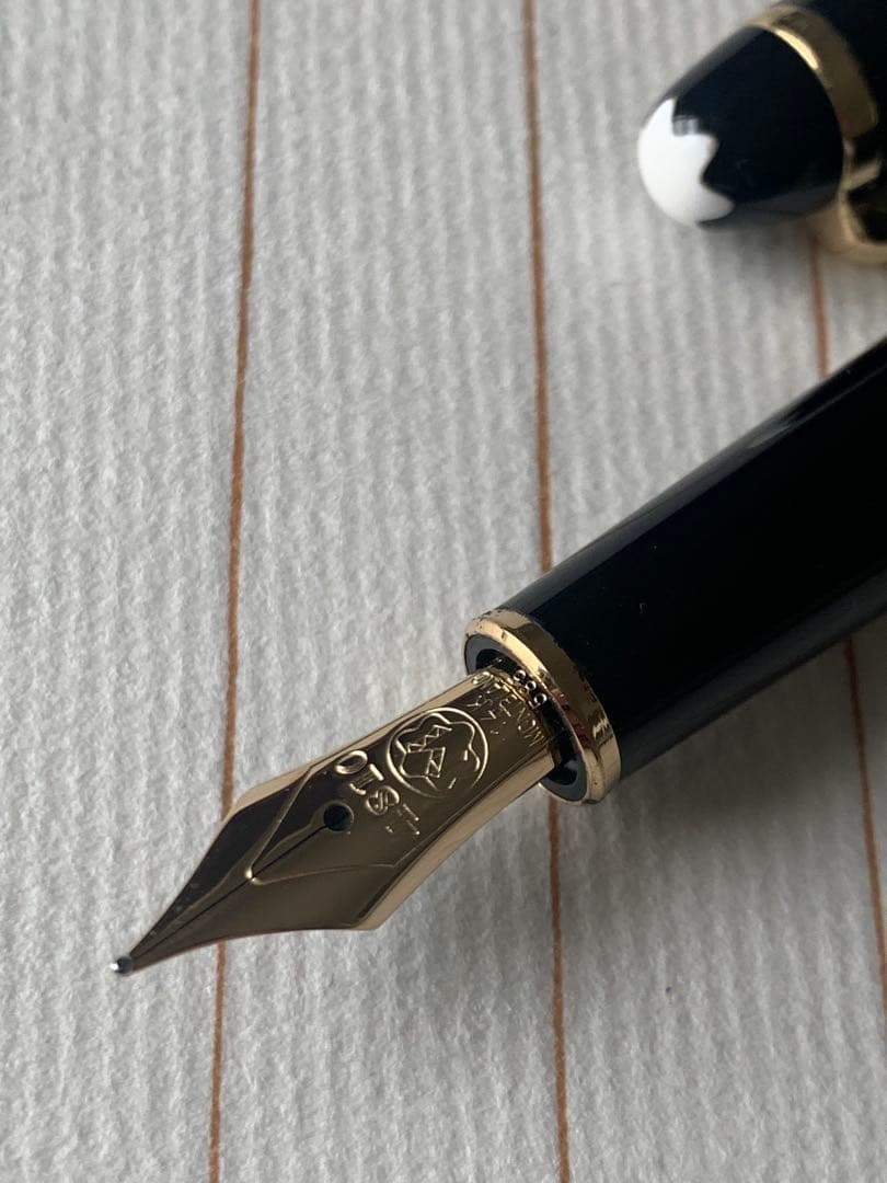 モンブラン 144 万年筆 ブラック 14Kペン先 中古美品