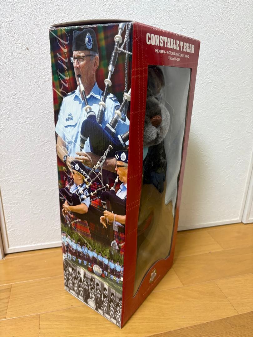 警察ぬいぐるみ　メルボルン　パイプバンドバージョン