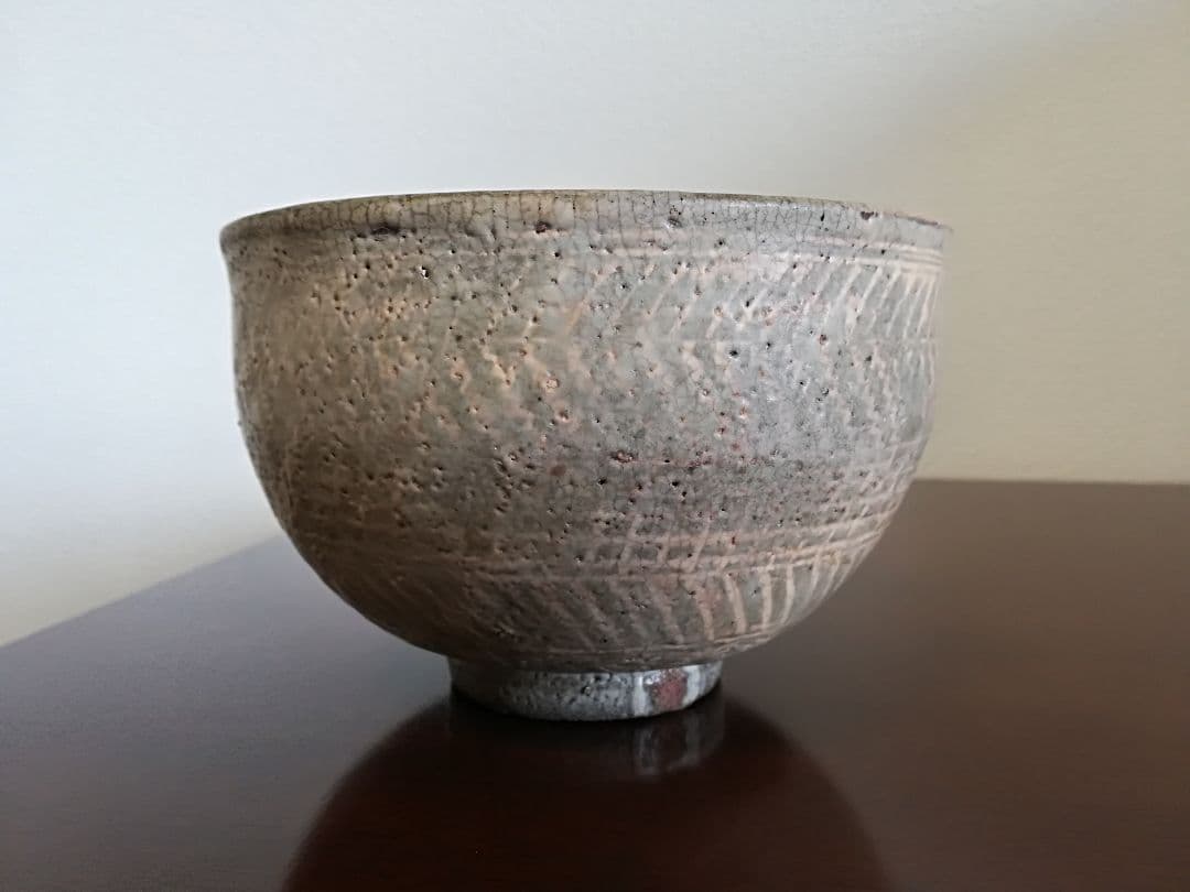 ⭐時代物茶道具 三島唐津 彫り唐津 茶盌 古唐津？朝鮮唐津 古美術骨董品