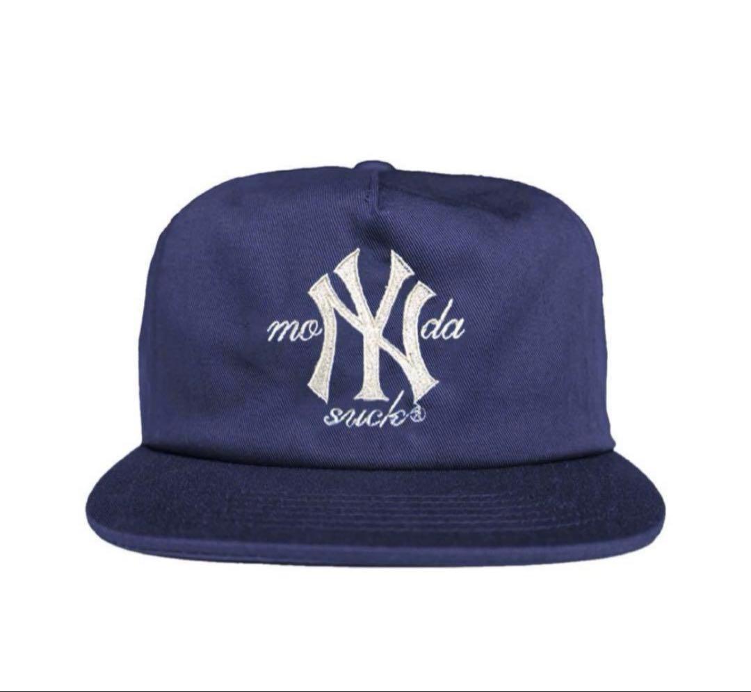 【新品正規品】 Mondaysuck NYC Hat ネイビー 正規店購入