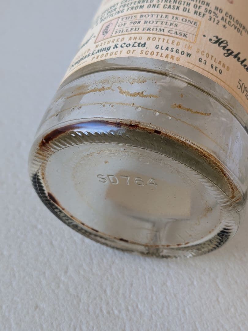 【空き瓶・箱あり】ブローラ21年　ダグラスレイン　オールドモルトカスク