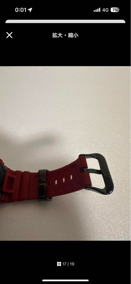 CASIO　G-SHOCK 35th DW-5735C-4JR レッド　マット