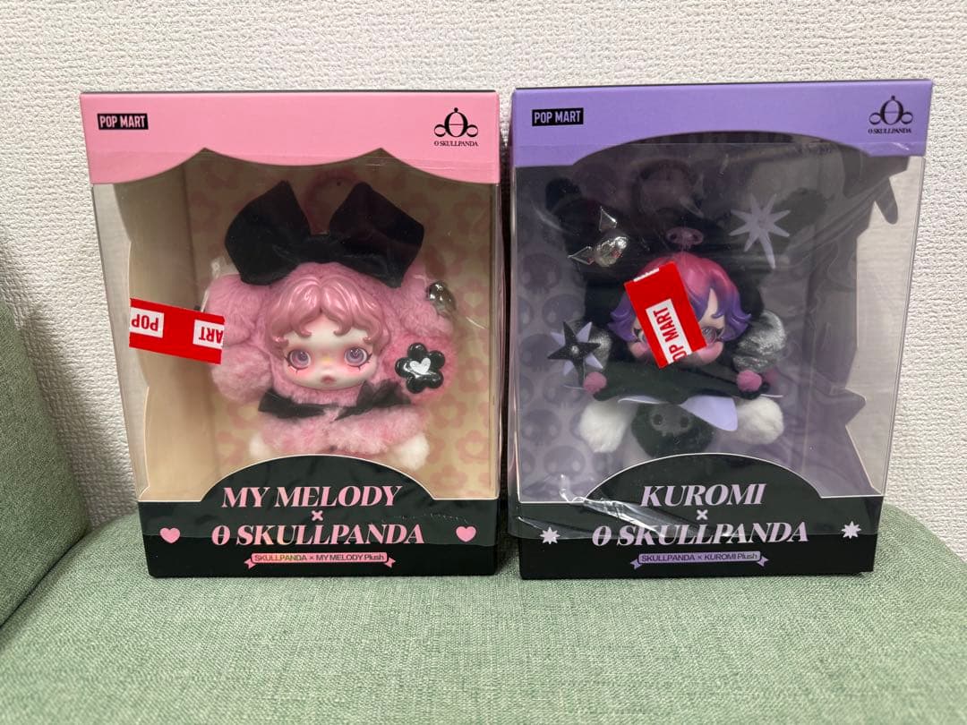 My Melody & Kuromi Skullpanda フィギュア2体セット