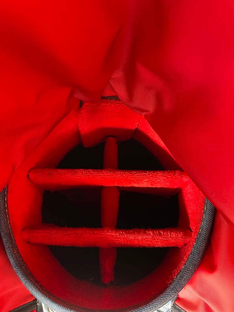 希少 EVISU　エヴィス ゴルフ　キャディバッグ　山根氏サイン入り