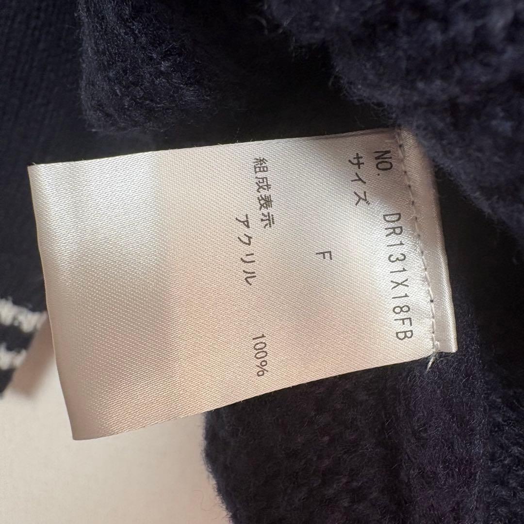 Fickle Bebe/フィクルベベ セーラーカラーニット ネイビー