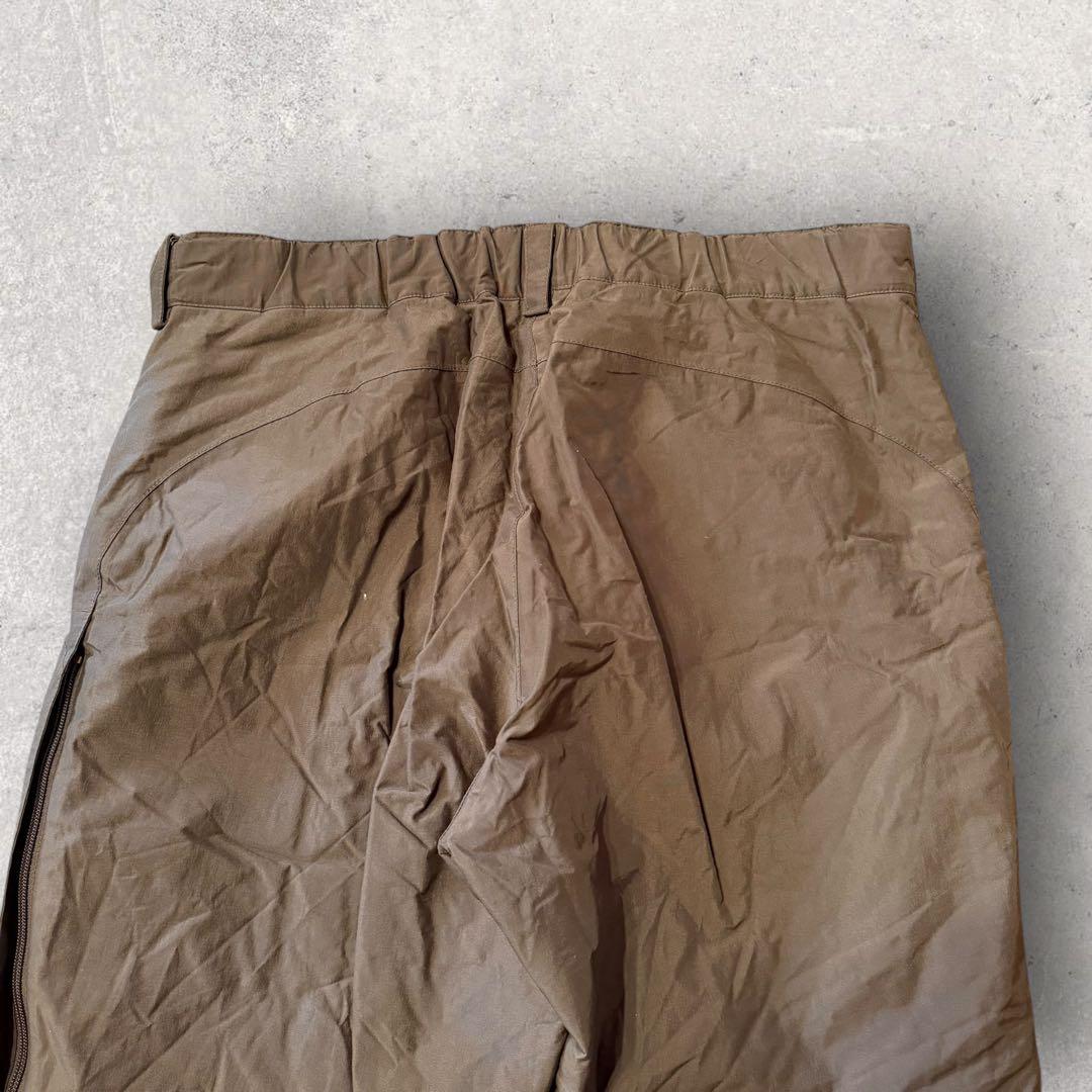 【くびなが】スキー　スノボーパンツ　刺繍ロゴ　茶色　XL ハイベント