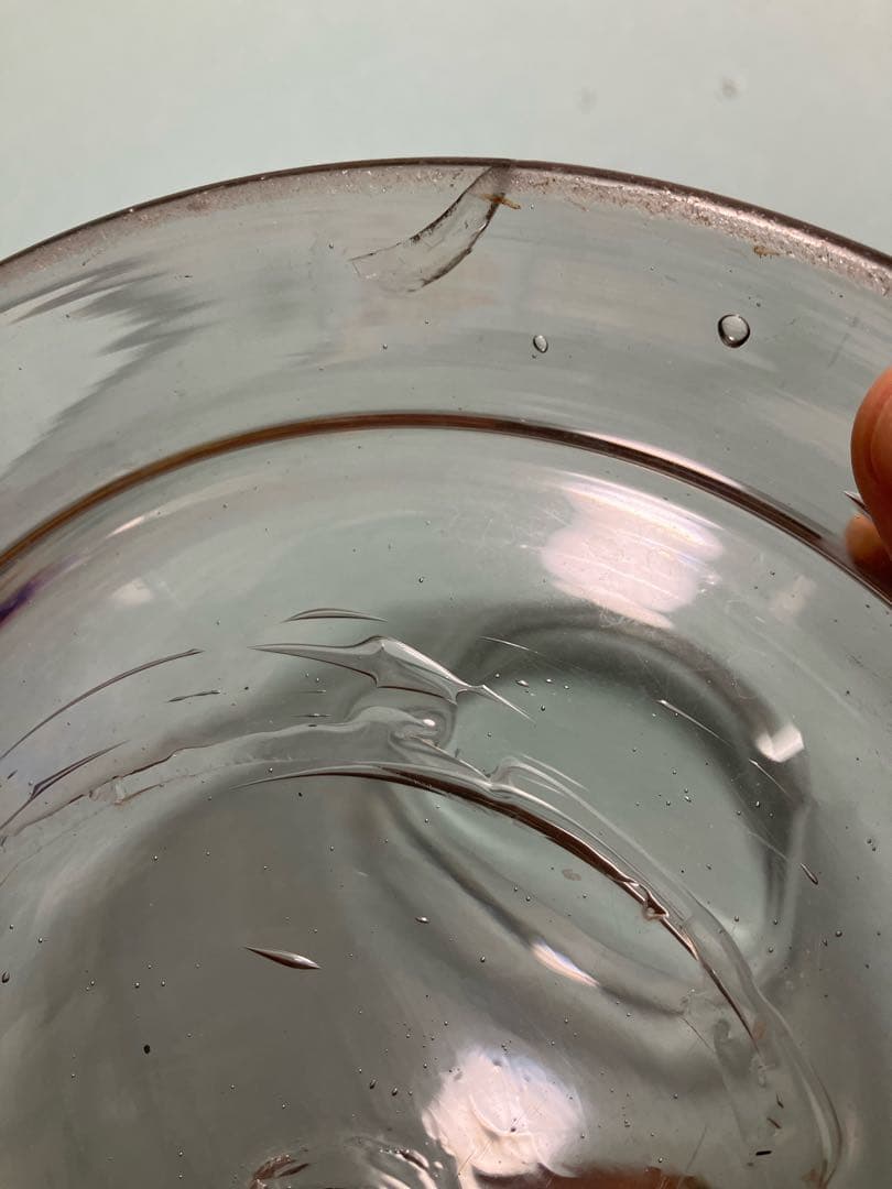 大正時代の丁寧仕上げの銅製蓋付き地球瓶◇菓子瓶◇駄菓子瓶◇時代物◇レトロガラス