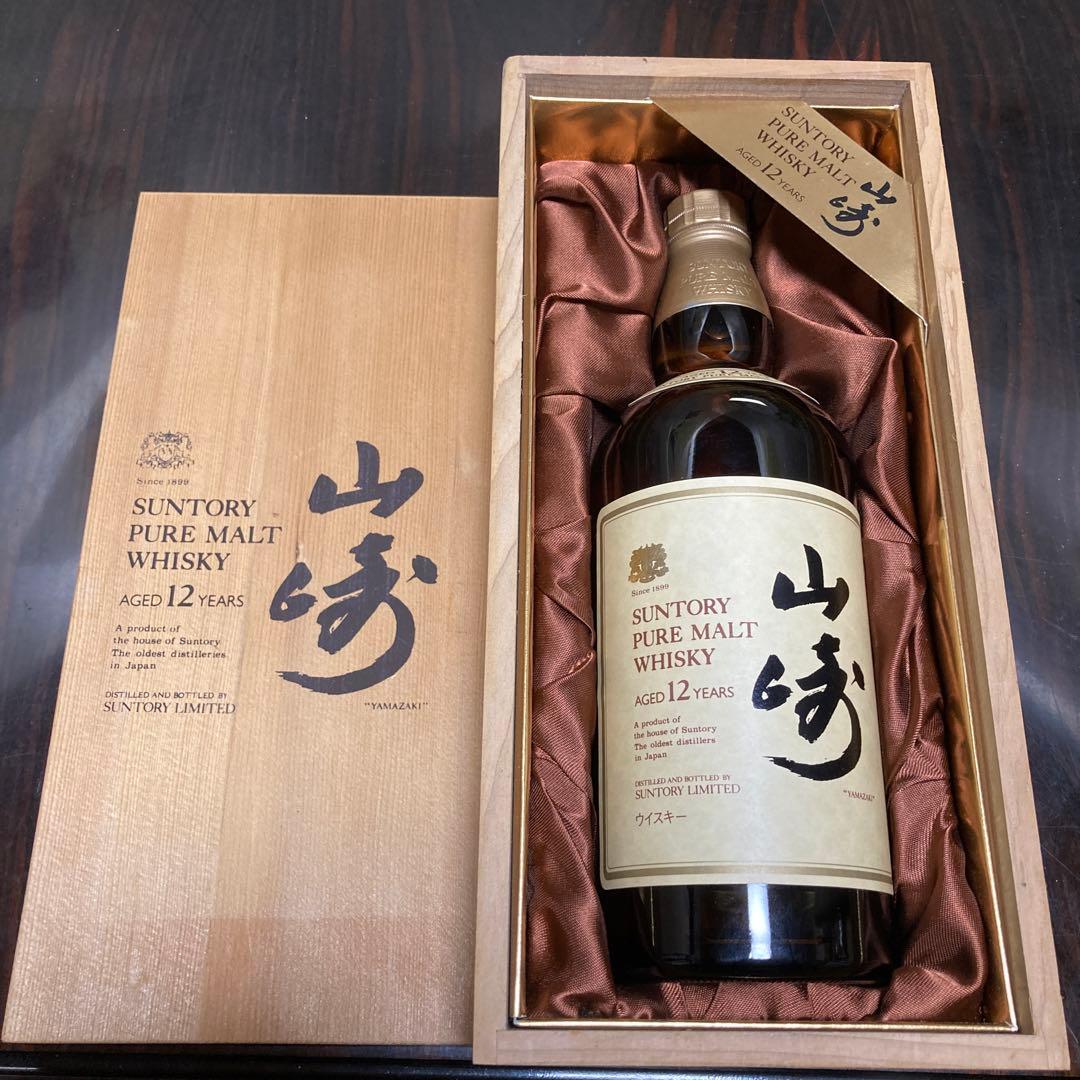 サントリーピュアモルトウイスキー〈山崎〉12年　木箱入