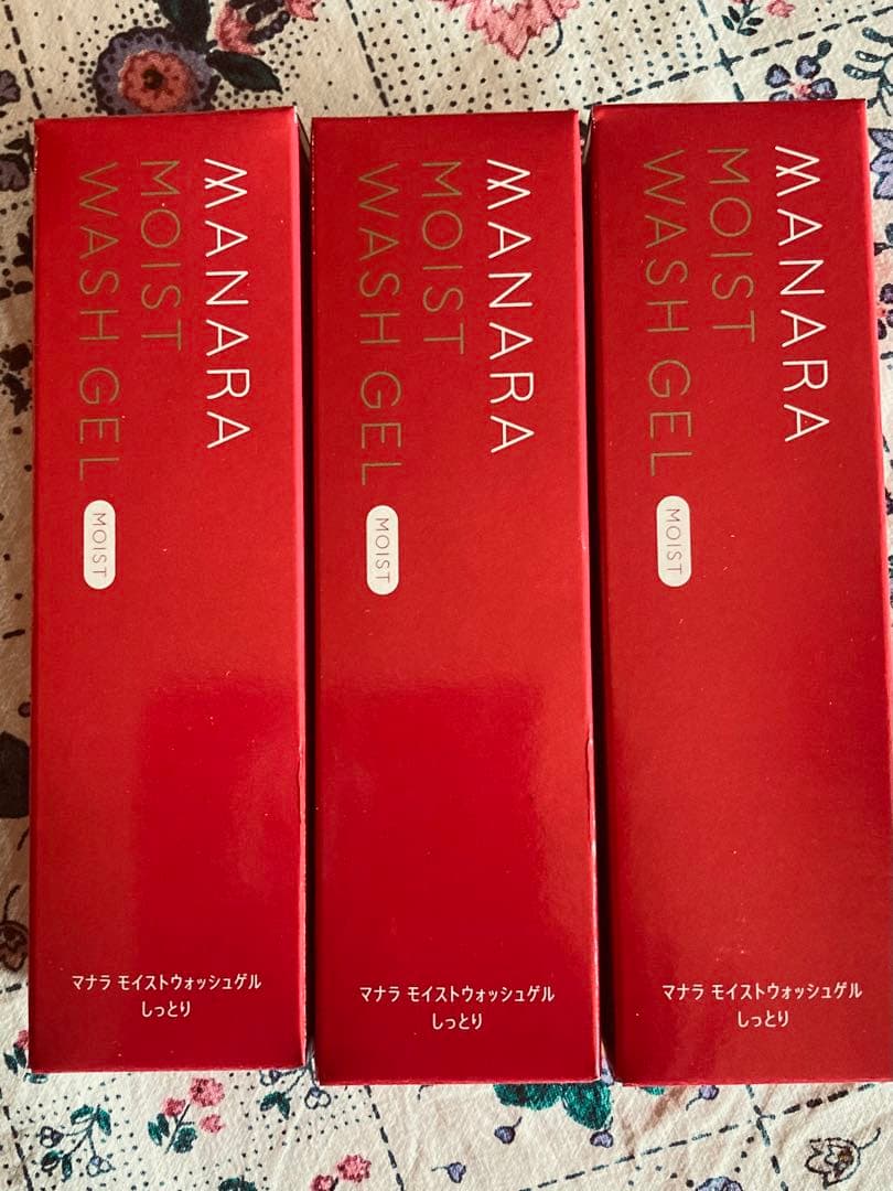マナラモイストウォッシュゲル 3本セット 120mlしつとり