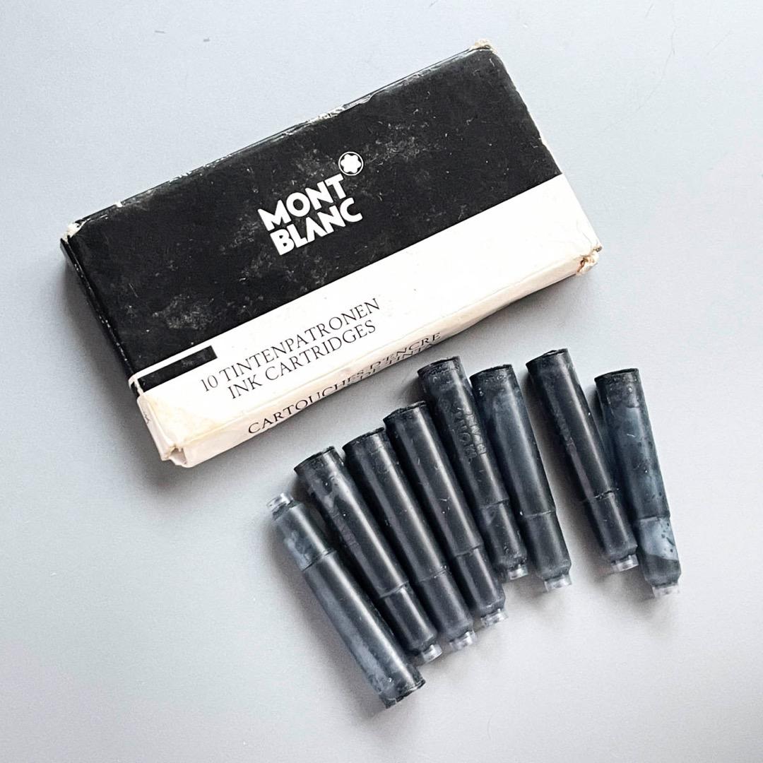モンブラン 万年筆 80年代 ノブレス Sライン インク・ケース付 普段使い
