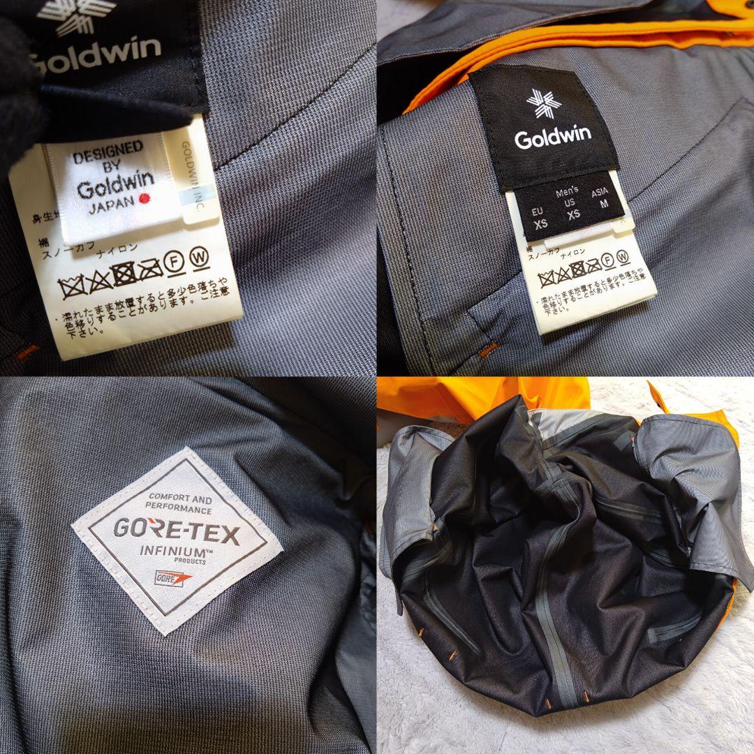 ゴールドウィン スキーパンツ　ゴアテックスインフィニウム　ＧＯＲＥ M オレンジ