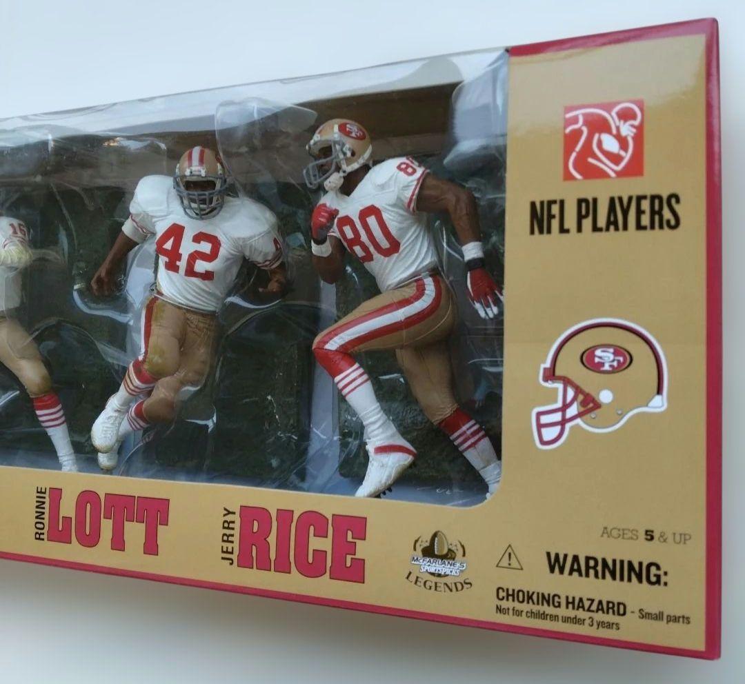 チ*マ様 (限定品/未開封品)マクファーレンNFL 3-Pack/49ers フ