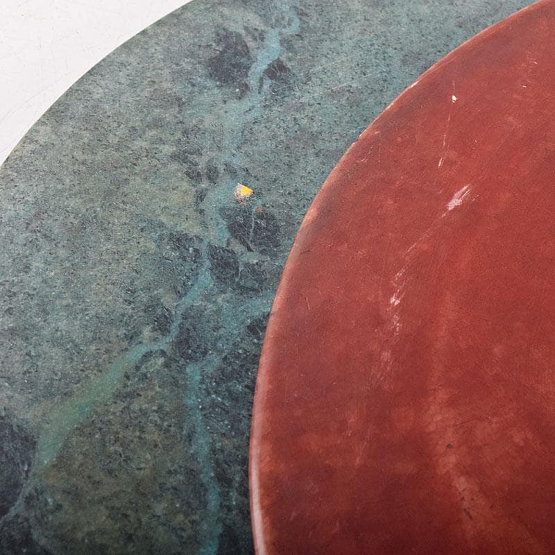 中国　玉石彫刻　オブジェ　置物　合計約6.8㎏　鉄台座　4点　V　R8715H