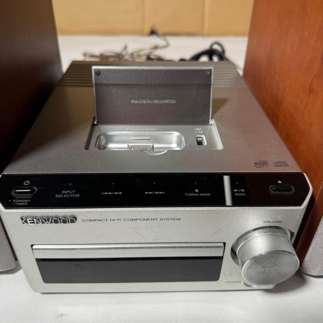 KENWOOD K521 iPod用ドック搭載ミニコンポ