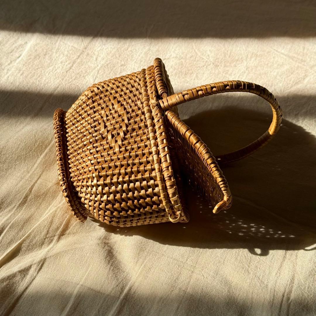 ドールパニエ ミニ籠 人形用バスケット フランスアンティーク