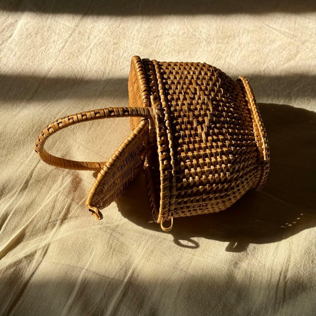 ドールパニエ ミニ籠 人形用バスケット フランスアンティーク