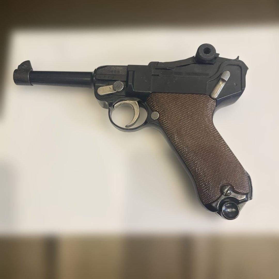 古いガスガン ルガー08p