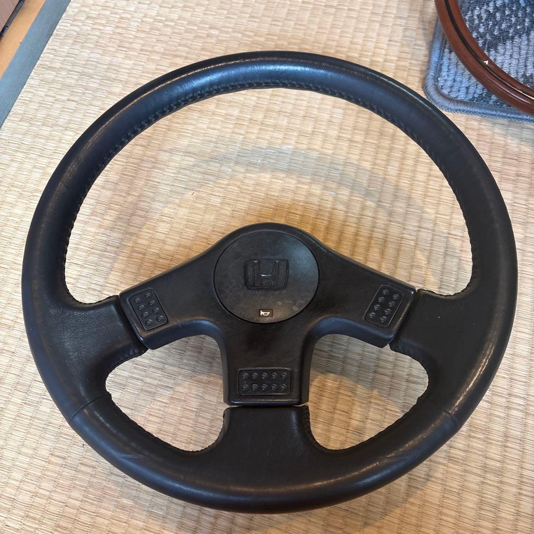 当時もの　激レア　希少　グランドシビックEF3 Si レザーステアリング